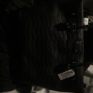 Nautical black purse large.